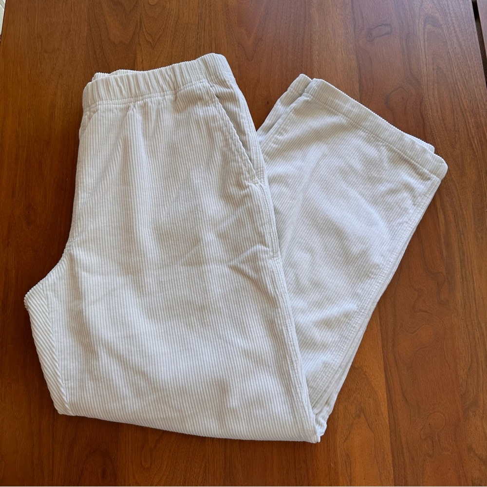 TNA Cream Wide Leg Pants